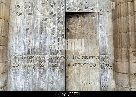 Saint-Malo chiesa a Dinan, Francia. Foto Stock