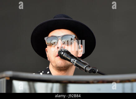 Napa Valley, California, 28 maggio 2017 - Gavin DeGraw al BottleRock Festival - Photo credit: Foto Stock