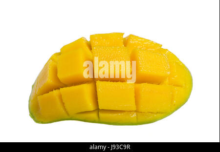 Dolce, isolato, mature, frutta succosa, agrumi, freschi, arancio, cibo, aliment, Foto Stock