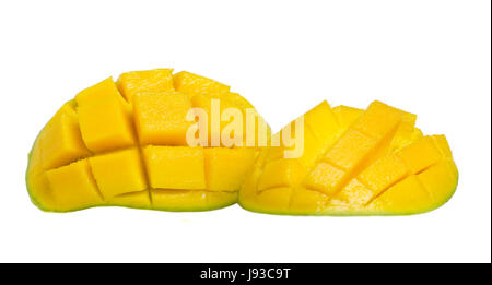 Dolce, isolato, mature, frutta succosa, agrumi, freschi, arancio, cibo, aliment, Foto Stock