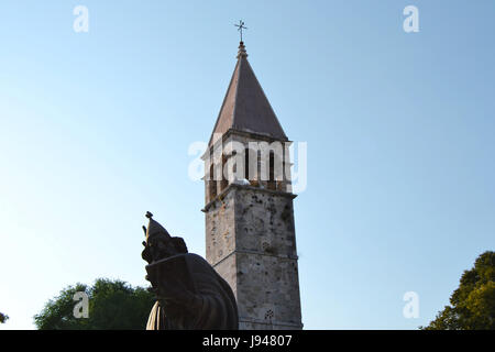 Dito, scultura, muro, barba, Croazia, pareti, split, gesto, torre, dito, Foto Stock