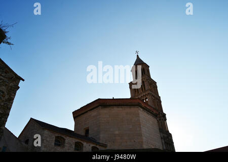 Dito, arco, scultura, muro, barba, Croazia, pareti, split, gesto, tower Foto Stock