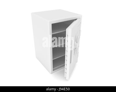Serratura, locker, vano, oggetto, all'interno, isolato, grafica, forte, porta, Foto Stock
