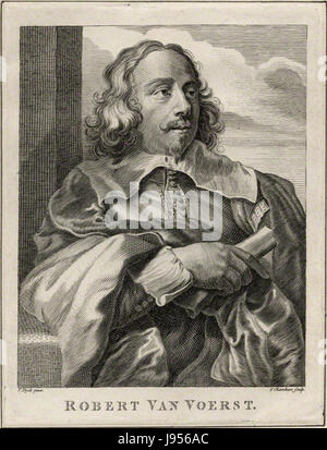 Robert van Voerst da Thomas Camere (Chambars), dopo Sir Anthony van Dyck Foto Stock