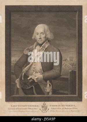 Sir Thomas Musgrave, 7 Bt di Georg Siegmund Facius, dopo Lemuel Francis Abbott Foto Stock