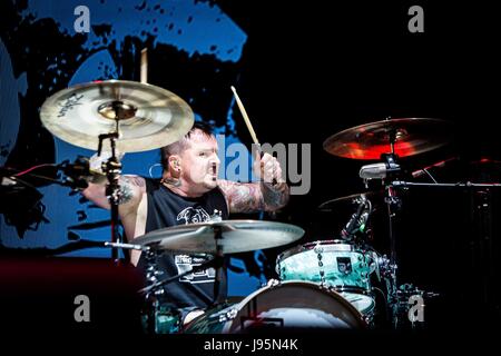 Landgraaf, Paesi Bassi 4 Giugno 2017 rancido eseguire live at Pinkpop Festival 2017 © Roberto Finizio/ Alamy Live News Foto Stock