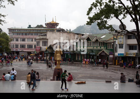 Darjeeling Mall, Chowrasta Darjeeling West Bengal India Foto Stock