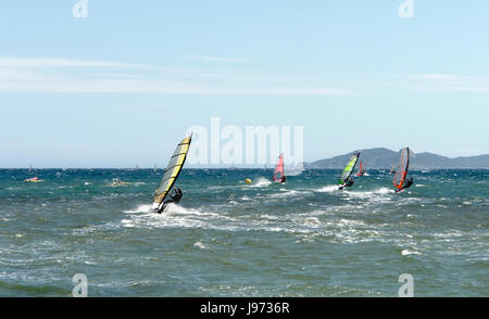 scenario di surf Foto Stock