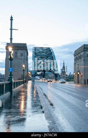 Il Tyne Bridge - Newcastle England Regno Unito Foto Stock