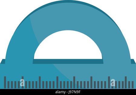 Compasso riga isolata Illustrazione Vettoriale