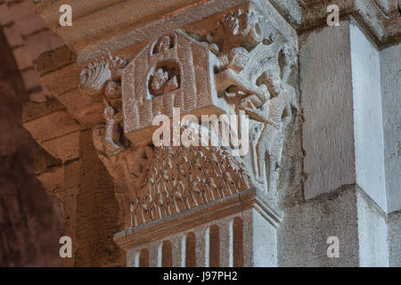 Francia, Saône et Loire, Autun,Cattedrale di Saint Lazare, capitale, l'arca di Noè Foto Stock