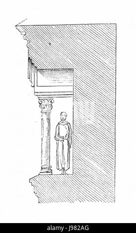 MZK 003 Nr 01 Fig 10 Speier Mittelschiff Galerie Querscnitt Foto Stock