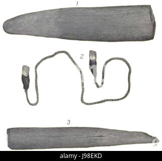 Tribù indigene del sud-est Australia Fig 33 denti estratti a Yuin Kuringal Foto Stock