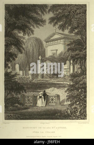 Pugin e Heath Parigi e i suoi dintorni Cimitero Pere Lachaise 01 Foto Stock