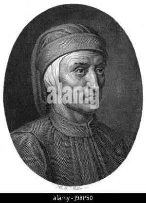 Vita di Dante Ritratto Foto Stock