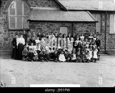 St Davids Board School NLW3362351 Foto Stock