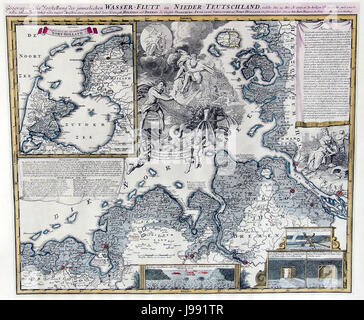 Weihnachtsflut 1717 Foto Stock