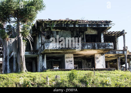 Ha bombardato il mansion appartenenti al Pable Escobar in penale Colombia Foto Stock