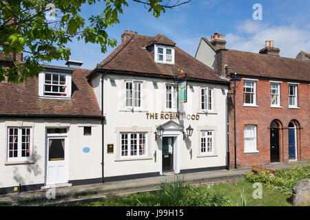 Il Robin Hood Pub, Homewell, Havant, Hampshire, Inghilterra, Regno Unito Foto Stock
