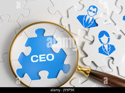 CEO di Executive Search Foto Stock