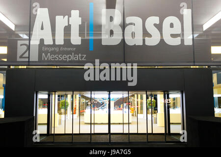 Basel, Svizzera. 17 Giugno, 2014. Basel, Svizzera - 16 Giugno 2014: Art Basel 2014 Pre apertura, la più grande fiera al mondo da 17-22 Giugno 2014 | Utilizzo di credito in tutto il mondo: dpa/Alamy Live News Foto Stock