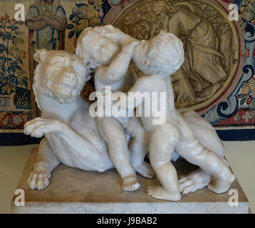 Romolo e Remo, Italia, scultore sconosciuto, c. 1800 Bowood House Wiltshire, Inghilterra DSC00711 Foto Stock