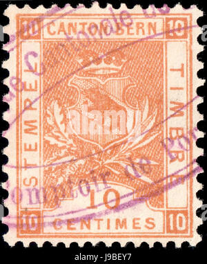 Svizzera Berna 1892 1902 entrate 10c 39A IX 01 Foto Stock