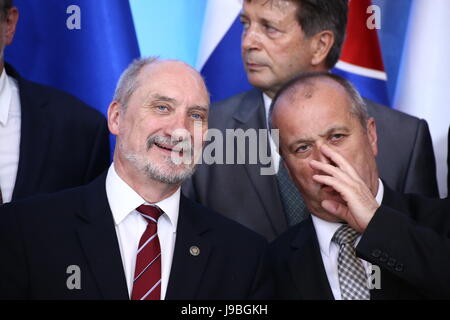 Varsavia, Polonia. 31 Maggio, 2017. Il primo ministro Beata Szydlo e il Primo ministro Robert Fico conferenza in attesa dopo il governo Polish-Slovakian consultazioni. Credito: Jakob Ratz/Pacific Press/Alamy Live News Foto Stock