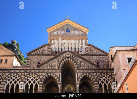 Duomo di Sant'Andrea, Amalfi Costiera Amalfitana, Italia. Foto Stock