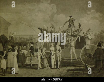 Philibert Louis Debucourt Le Carnaval 1810 Foto Stock