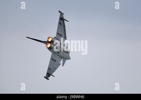 Eurofighter Typhoon jet da combattimento Foto Stock