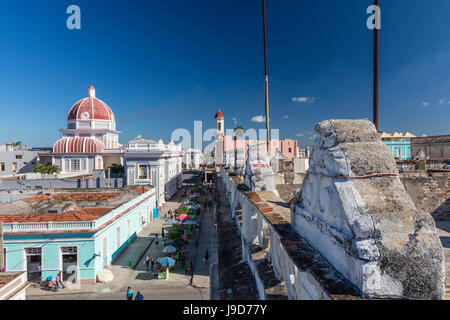 Antiguo Ayuntamiento, casa dell'edificio del governo provinciale, UNESCO, Cienfuegos, Cuba, West Indies, dei Caraibi Foto Stock