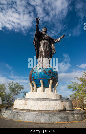 Cristo Rei di Dili statua, Dili, Timor orientale, Asia sud-orientale, Asia Foto Stock