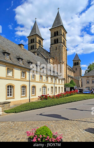 Abbazia benedettina di Echternach, Grevenmacher, Granducato del Lussemburgo, Europa Foto Stock