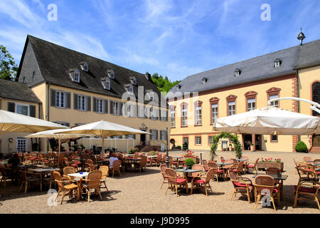 Monastero Machern vicino Zeltingen, Valle della Mosella, Renania-Palatinato, Germania, Europa Foto Stock