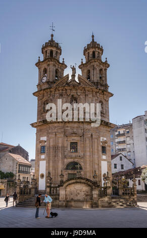 La Cappella dei pellegrini sul Camino de Santiago in Pontevedra, Pontevedra, Galizia, Spagna, Europa Foto Stock