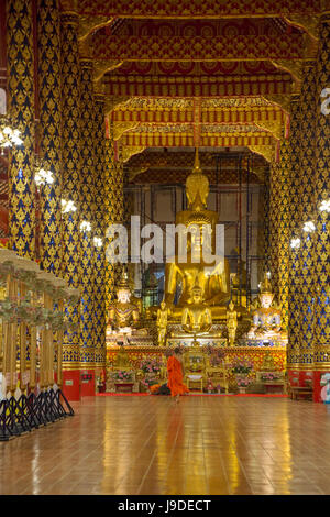 Monaco buddista di Wat Suan Dok in Chiang Mai Thailandia Foto Stock