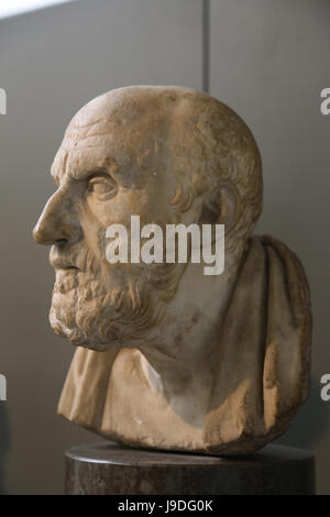 Chrysippos (279-206 a.C.). Il greco stoico filosofo. Copia romana di originale greco, II secolo A.C. British Museum. Londra. Regno Unito. Foto Stock