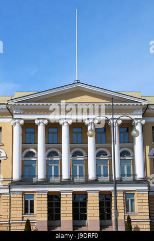 Storico, Finlandia, Helsinki, classicismo, università, istituto di istruzione, Foto Stock