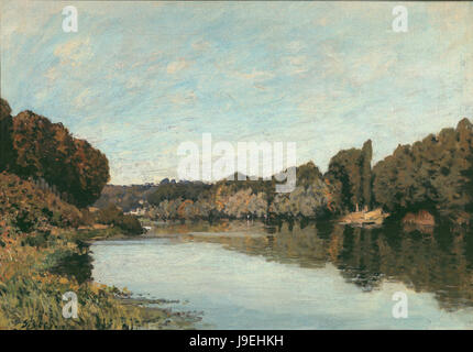 Alfred Sisley - La Seine à Bougival 1873 Museo d' Orsay Parigi, Foto Stock