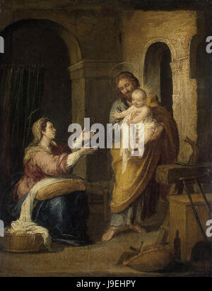 Bartolomé Esteban Murillo - Sacra Famiglia Foto Stock