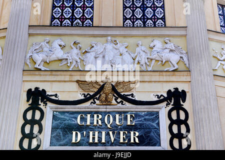 Cirque d'Hiver Bouglione, Parigi, Francia Foto Stock