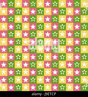 Stelle pattern senza giunture Illustrazione Vettoriale