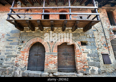 Candelo (Vc), il Ricetto. Candelo, il Ricetto Foto Stock