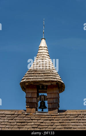 Cappella del lago des Plagnes vicino villaggio Abondance Foto Stock