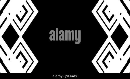 Abstract le linee bianche. Sfondo tecnologico. 3d reso Foto Stock