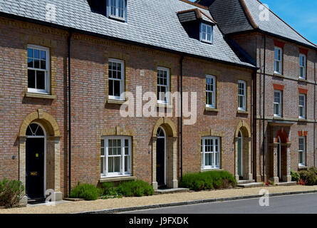 Case in Poundbury, Dorset, England Regno Unito Foto Stock