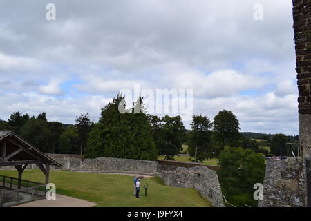 Farnham Castle mantenere 0003 Foto Stock