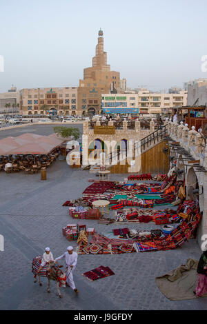 Il Qatar Doha City, Souk Wakif e cultura islamica Centro Foto Stock