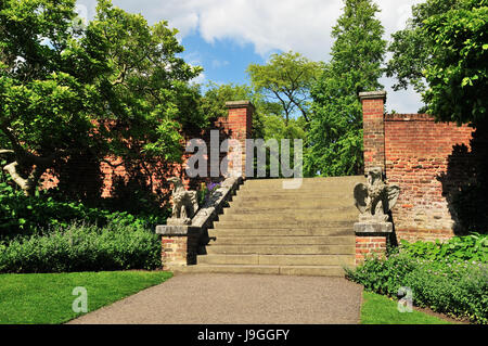 Fasi di Waterlow Park e Giardini, North London REGNO UNITO Foto Stock